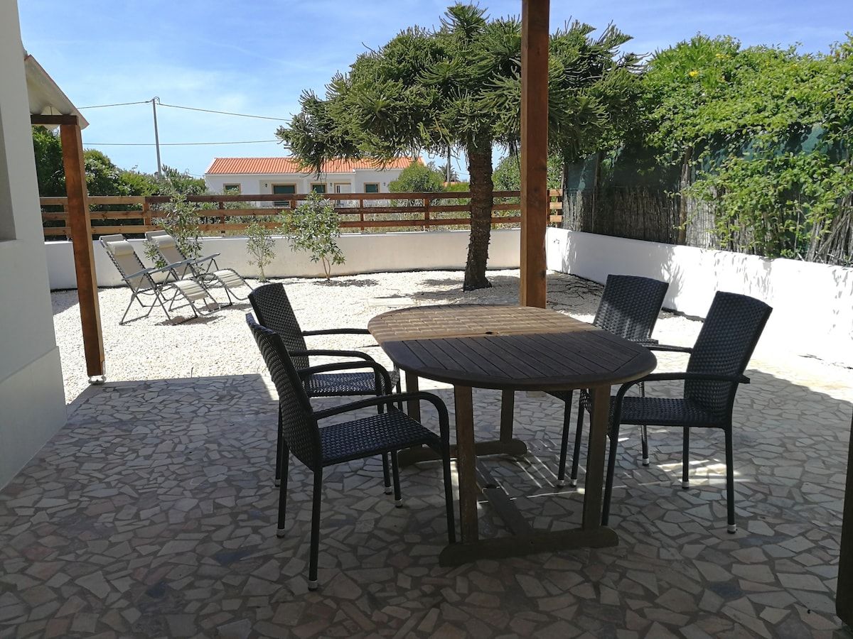 Spacious private backyard