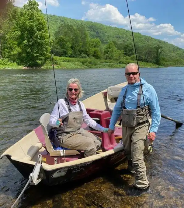 Fly Fishing with Cross Current Guides.  Ask us to set up a lesson for you! - French Woods Farmhouse - Catskills - Hancock