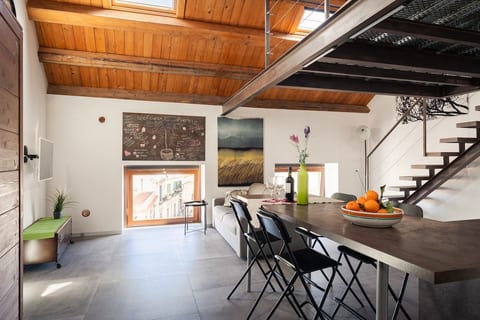 living & kitchen area