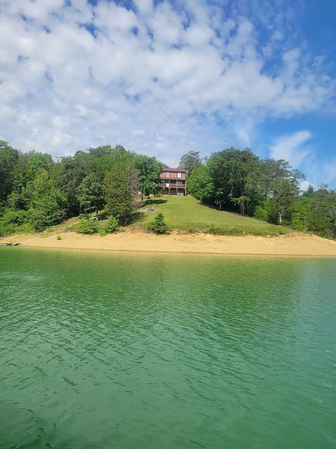 Lakefront Private Fish Swim Dollywood Firepit image 1