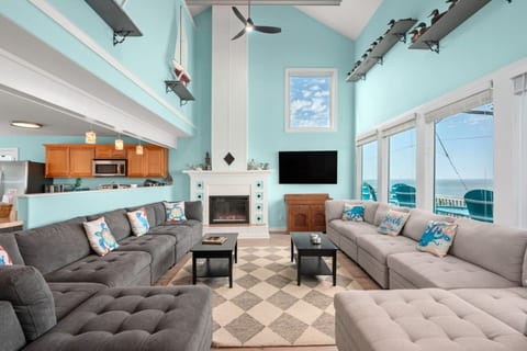 Open kitchen & dining area w/ warm wood finishes & easy flow into the living space.