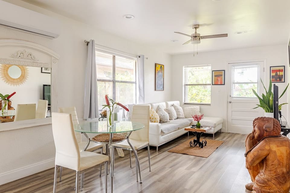 living and dining room