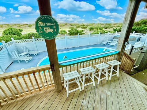 Private Heated Pool and Surf Side Bar