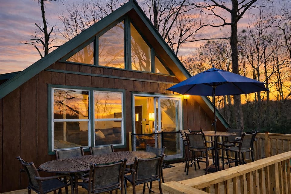 Relax outdoors with a hot tub, fire pit, hammock chair, outdoor dining & grill! Enjoy shaded hangouts, kid/pet gate & cozy seating. Stay comfy with robes, smart locks, EV charger & extra blankets for easy, memorable nights under the stars.