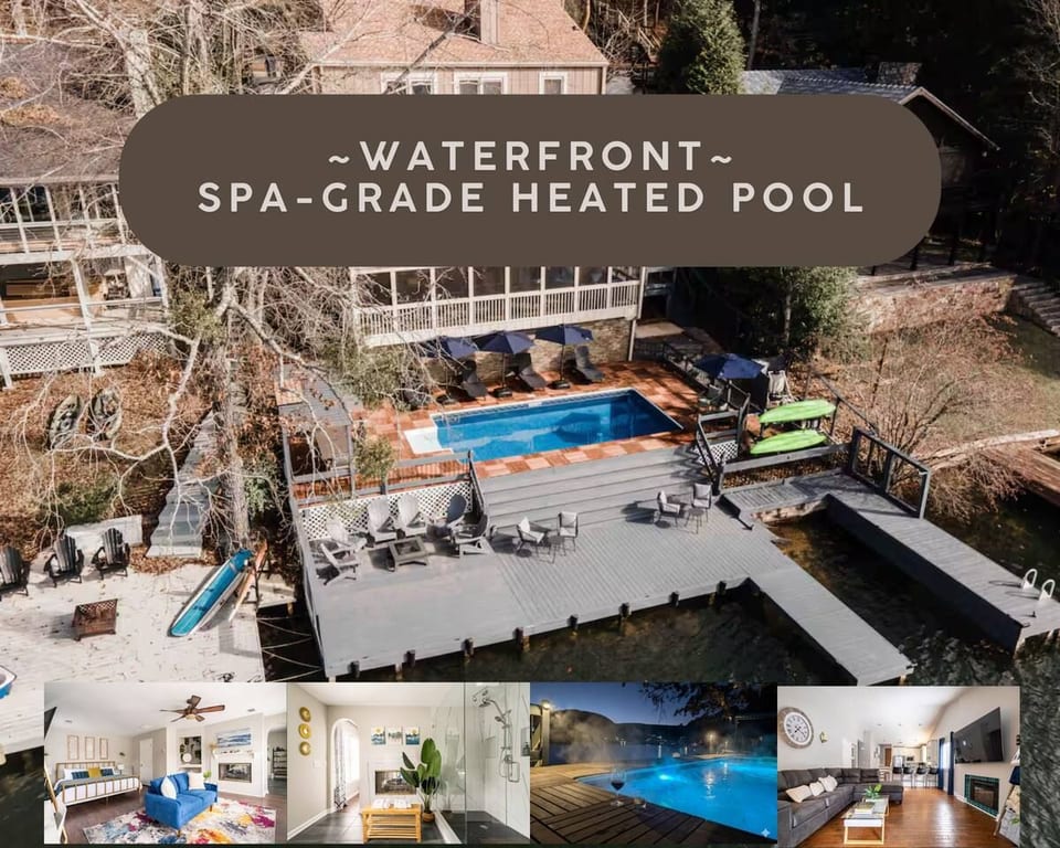 *Families* Heated Pool, Dock, Fire Pit, EV Charger - Waleska