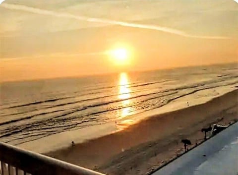 Oceanfront Balcony View | Pools + Beach Access image 6
