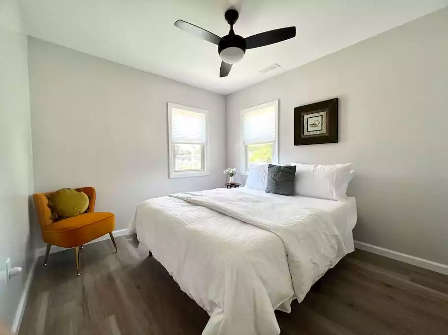 Bedroom 3 - Queen Bed - Seas the Day by the Bay - Cape May County