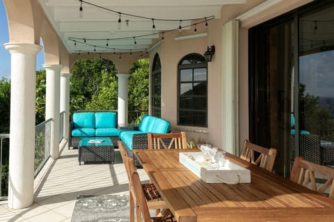 Great outdoor area; take in the views or the breeze! Dining and lounging area!