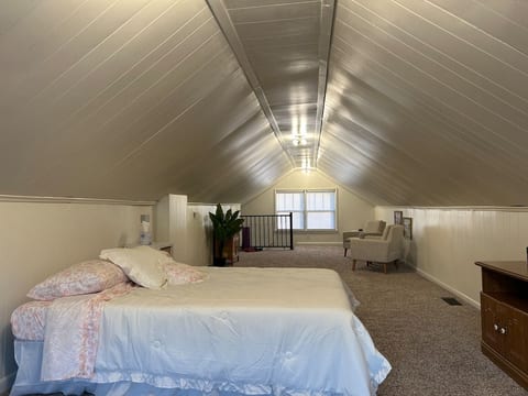 Upstairs loft area