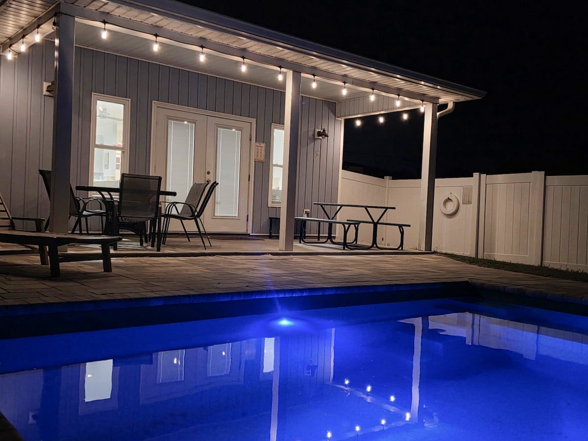 Led Pool lights give your swim a beautiful glow!