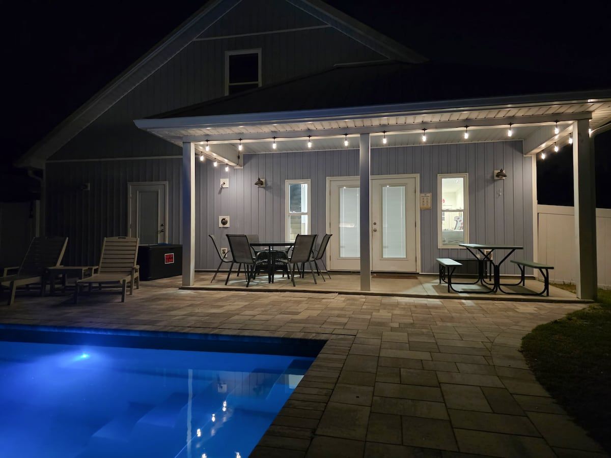 Led Pool lights give your swim a beautiful glow!