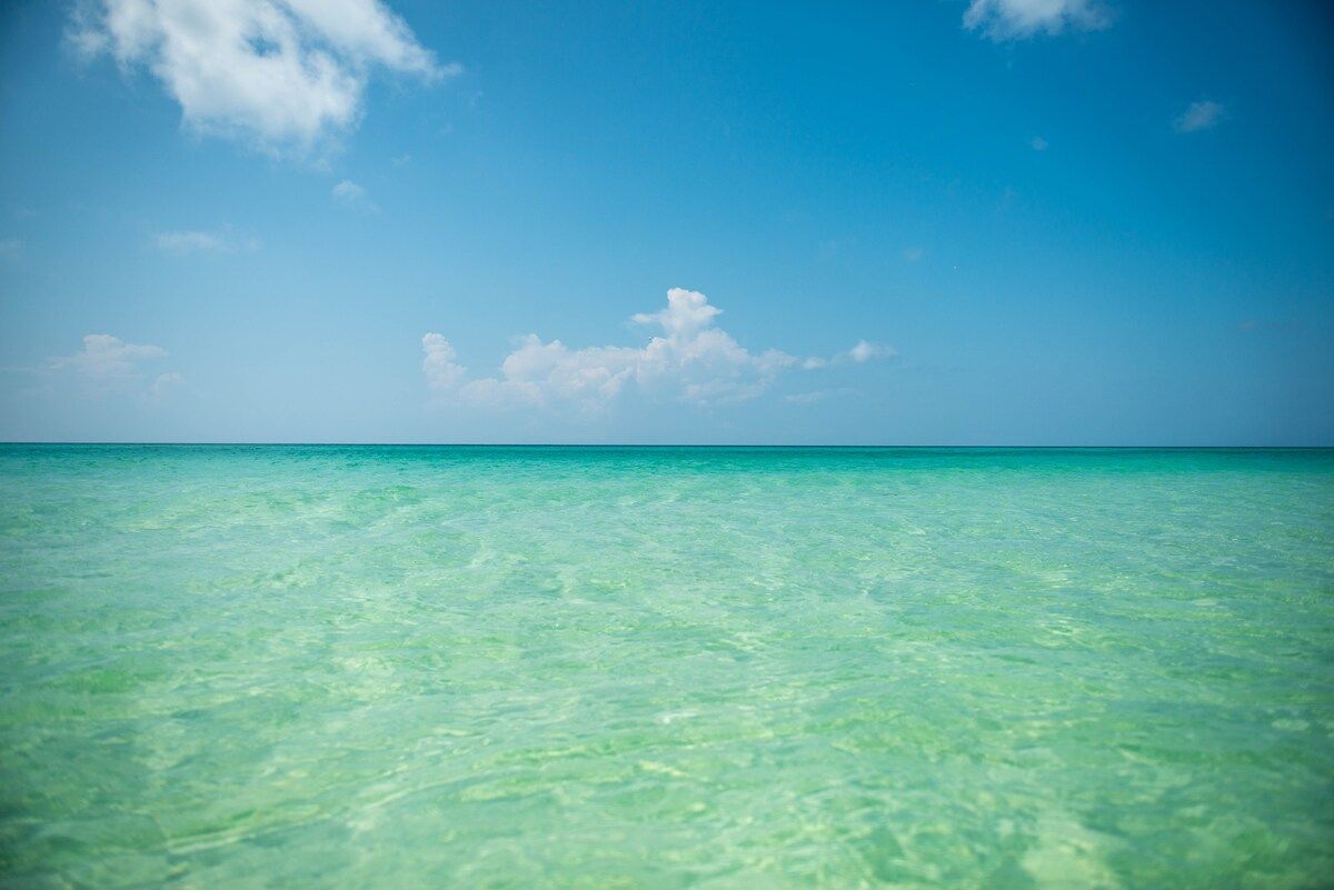 9 minute walk to the beach