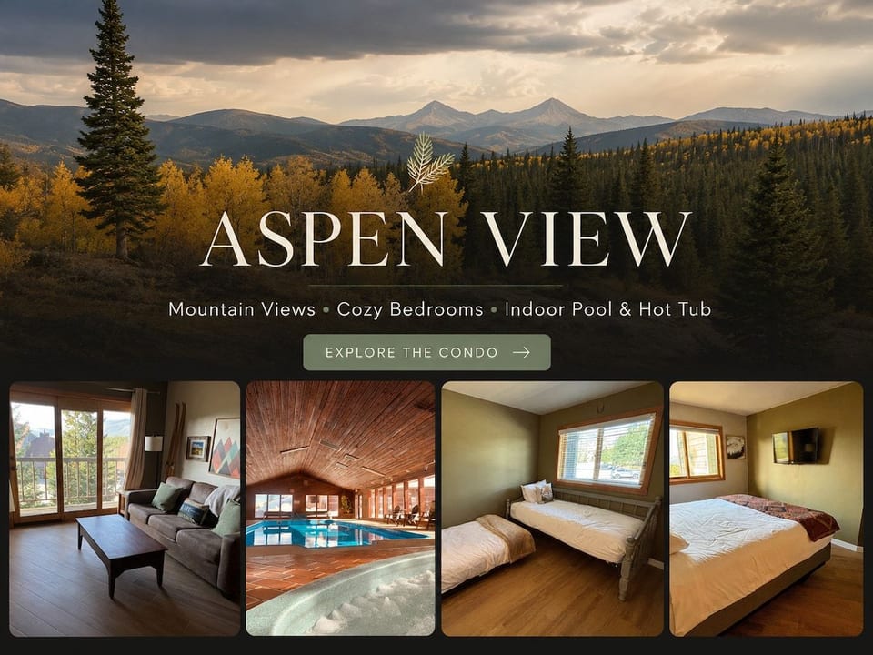 2BR/2BA Mountain Condo, pool & hot tub image 1