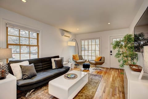 Open living room, newly remodeled and decorated