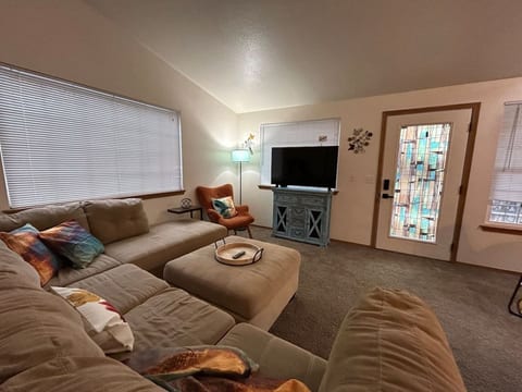 Exquisite Living room view of front door