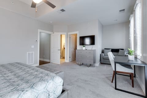 Song writing desk in top floor bedroom