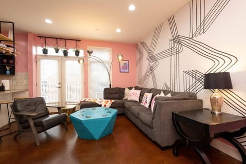 Stylish, cozy space perfect for relaxing after a day out.