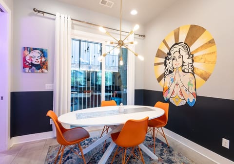 Pour yourself a cup of coffee in our Music City dining space