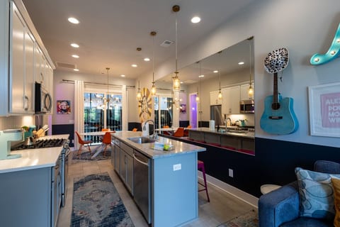 Fully equipped kitchen with plenty of counter space and pure Nashville vibes