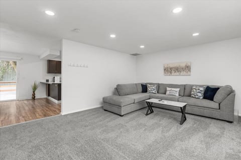 spacious living room