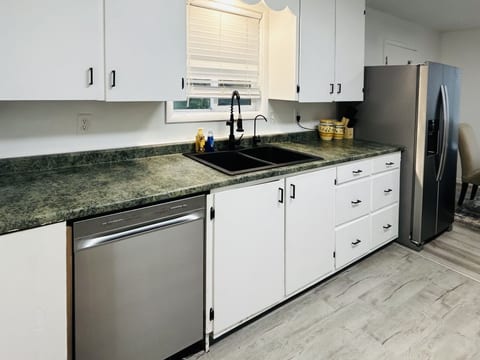 New stainless steel appliances