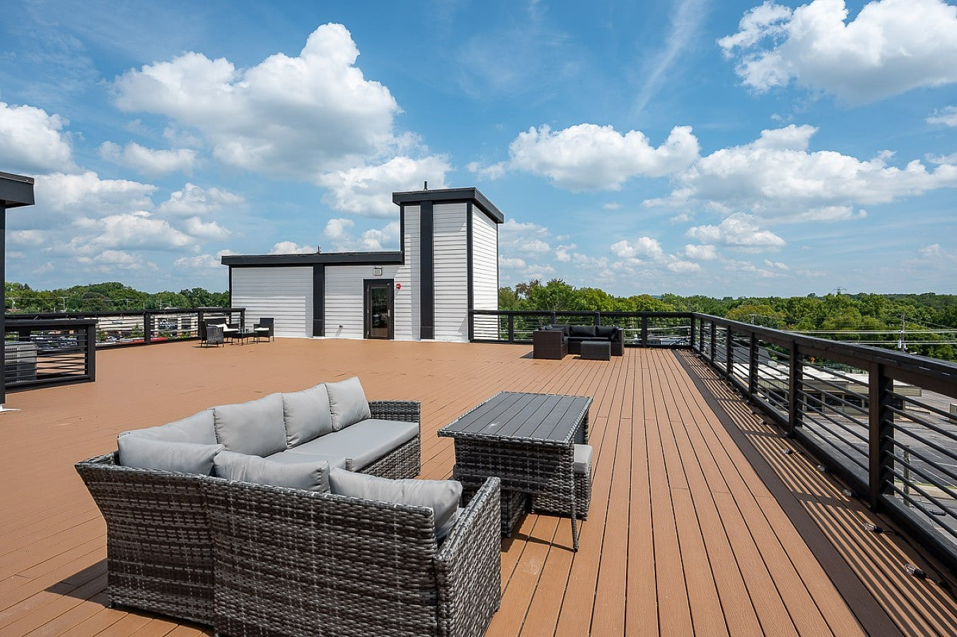 Shared Rooftop Balcony with Elevator