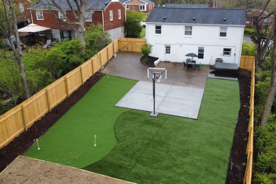 Fun Back Yard with lots of activities