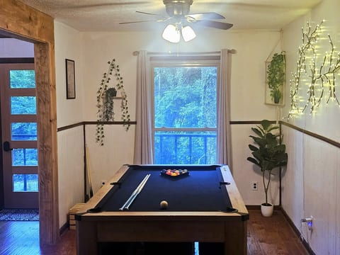 Game room & pool table