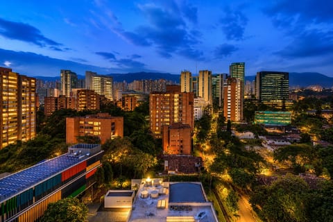 City view from the loft