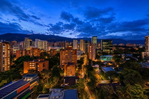 City view from the loft