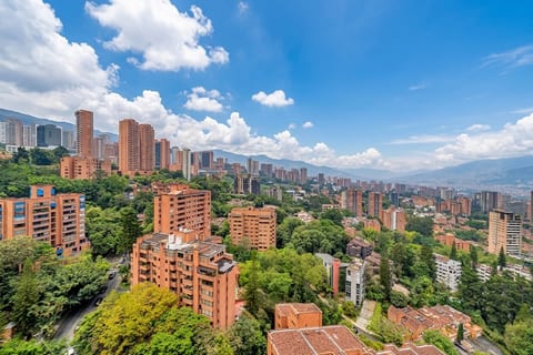 City view from the apartment