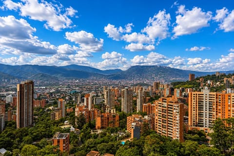 City view from the apartment