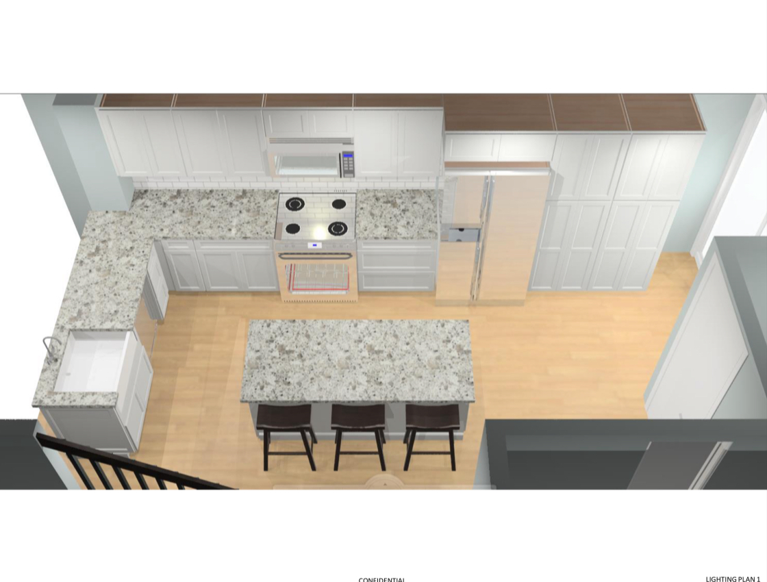 Brand new kitchen and first floor LVP flooring Jan 2026