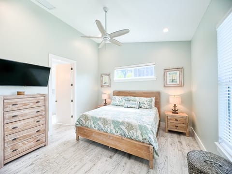 Indulge in regal comfort in our King Master Suite, where luxury meets tranquility. Unwind in the spacious elegance of a king-sized bed and enjoy the convenience of an ensuite that transforms your retreat into a private sanctuary.