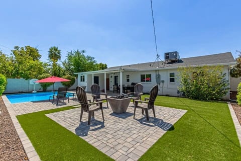 Backyard - Pool , Fire Pit