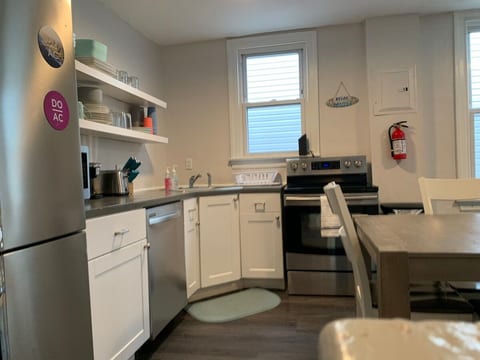 2nd House from Beach! Parking 5 BR/2BA Open LR/Kit