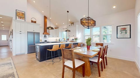 Dining and Kitchen in great room