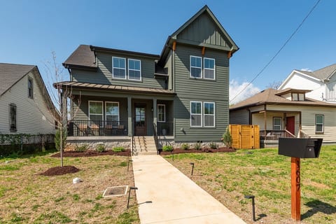 Welcome to Germantown Gem! A beautiful modern exterior with a welcoming pathway.
