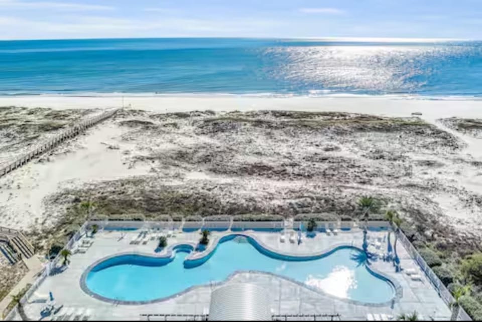 Aerial view of the family pool at GSP Resort