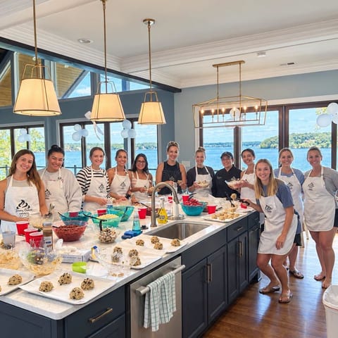 Host baking classes here with our friends from Jenny Cakes at The Lake.