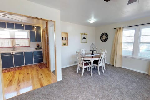 Dining area and kitchen