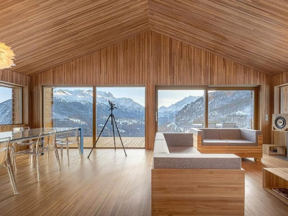 Chalet mit Blick auf die Berge - Törbel