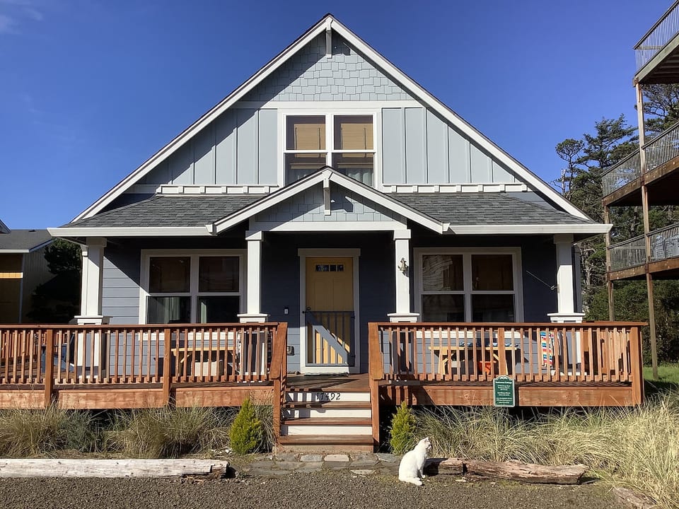 Front exterior of cottage