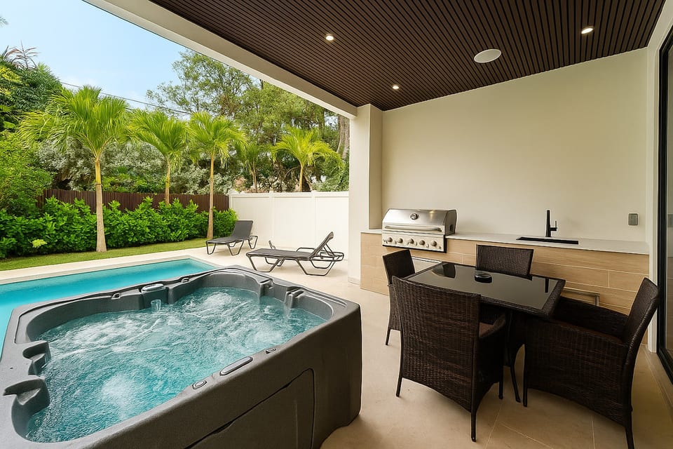 Maison Lux Serene Jungle avec Piscine, Sauna et Baignoire de Glace ! - Fort Lauderdale