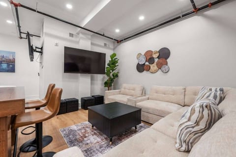 Livingroom featuring a large TV