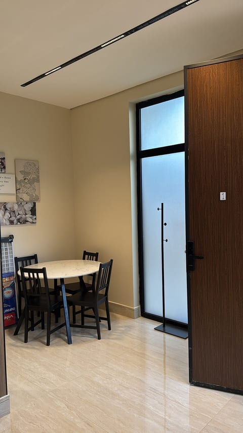 Studio with kitchen and coffee corner