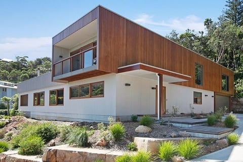house from driveway