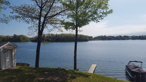 Silver Lake Cottage with views of 600 acre all sports Silver Lake in Traverse City