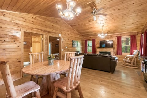 Custom Log dining set