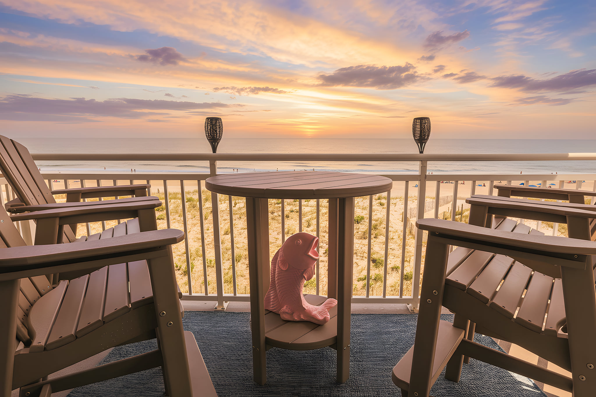 BeachBox III • Unreal Views • Oceanfront Balcony • Couple's Getaway • Worcester House 401